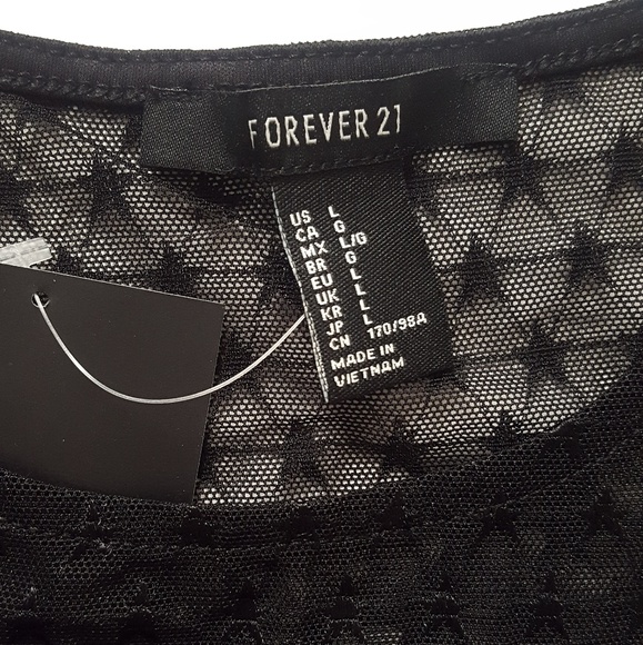 Forever 21 Knit Top with Stars - Picture 3 of 7